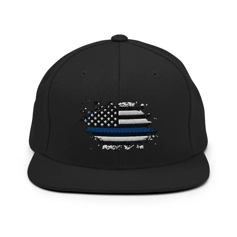 THIN BLUE LINE CAP 